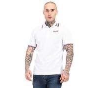 Lonsdale Lion Polo Droit Homme Blanc L