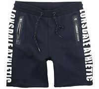 Lonsdale London Adbaston Homme Short Bleu XL 80% Coton, 20% Polyester Confortable