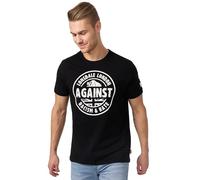 Lonsdale T-shirt Against Racism manches courtes noir et blanc XXL