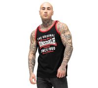 Lonsdale London Andover Homme Débardeur Noir Regular/Coupe Standard
