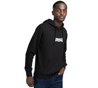 Lonsdale Sweatshirt à capuche Beetham noir et blanc XXL