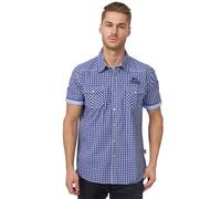 Lonsdale London Berny Homme Chemise Manches Courtes Marine L 100% Coton Slim Fit