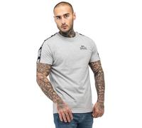Lonsdale London BRINDISTER Homme T-Shirt Manches Courtes Noir 100% Coton Regular/Coupe Standard