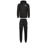 Lonsdale Bulough Survêtement, Noir/Blanc, XL Homme