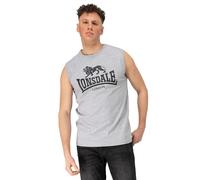 Lonsdale London CLOPTON Homme Débardeur Gris chiné M 100% Coton Regular/Coupe Standard