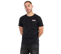 Lonsdale London Dale Homme T-Shirt Manches Courtes Noir L 100% Coton Regular/Coupe Standard