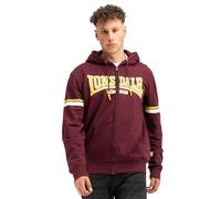 Lonsdale London Darfield Homme Sweat-Shirt zippé à Capuche Rouge Regular/Coupe Standard