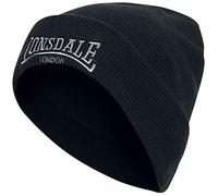 Lonsdale London Dundee Unisexe Bonnet Noir 100% Polyacrylique