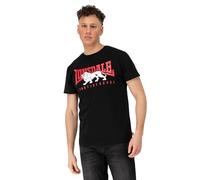 Lonsdale London ERVAN Homme T-Shirt Manches Courtes Noir S 100% Coton Regular/Coupe Standard