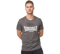LONSDALE T-Shirt 'Gargrave' gris foncé / blanc, Taille XL