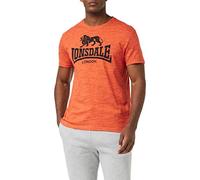 Lonsdale Gargrave T-Shirt, Orange/Noir, L Homme