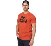 Lonsdale London Gargrave Homme T-Shirt Manches Courtes Orange/Noir XL