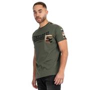 Lonsdale London Huxter Homme T-Shirt Manches Courtes Olive XL