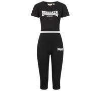 Lonsdale London IXWORTH Femme Survêtement noir M 98% Coton, 2% Élasthanne