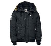 Lonsdale London Jarreth Homme Veste d'hiver noir L 100% Polyester Regular/Coupe standard