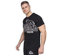 Lonsdale London Langsett Homme T-Shirt Manches Courtes Noir 4XL 100% Coton Regular/Coupe Standard