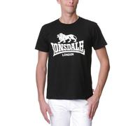 Lonsdale Short de sport pour homme T-Shirt Promo, Noir, M
