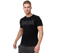 Lonsdale T-shirt Logo Kai Vintage Homme manches courtes 100% coton coupe standard Noir L