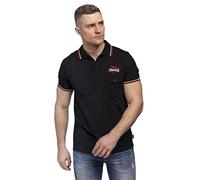 Lonsdale Lynton, Polo pour Homme - Noir - XXX-Large