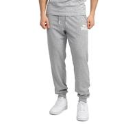 LONSDALE Pantalon de sport 'PILSDON' gris / gris clair / blanc, Taille XL