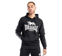 Lonsdale Scousburgh Sweatshirt à Capuche, Noir/Blanc, L Homme