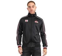 Lonsdale Veste de survêtement Skellberry Noir 100% Polyester Taille S Homme