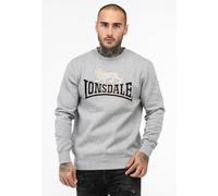 Lonsdale London Sweat-shirt 'Lawins' beige / gris chiné / noir, Taille L