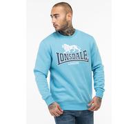 Lonsdale London Sweat-shirt 'Lawins' bleu marine / bleu clair / blanc, Taille XL