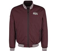 Lonsdale London Trusthorpe Maillot de survêtement, Vintage Oxblood, Medium Homme