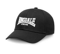 Lonsdale Homme Wigston Baseball Cap, Noir, Taille unique EU