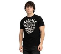 Lonsdale Minver T-Shirt, Noir, L Homme-Adulte