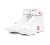 Lonsdale Mixte Rufford Chaussures de Boxe, Blanc/Rouge, 44 EU