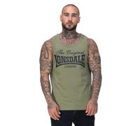 Lonsdale Moston Sleeveless T-shirt 2 Units Vert XL Homme