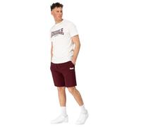 Lonsdale MOY Ensemble t-Shirt et Short, Blanc, S Homme