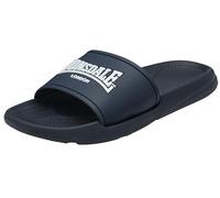 Lonsdale Homme Naples Slide Sandal, Navy/White, 40.5 EU