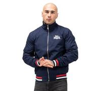Lonsdale Newdigate Veste mi-Saison, Bleu Marine/Blanc/Rouge, XXL Homme