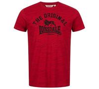 Lonsdale Produit d'origine T-Shirt, Rouge Marine/Noir, L Homme
