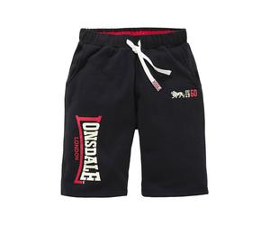LONSDALE Pantalon crème / rouge / noir, Taille 35-36