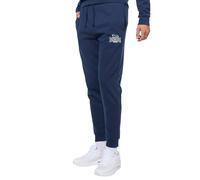 Lonsdale Pantalon de Jogging pour Homme - Coupe Normale - Bleu Marine/Blanc - XXL