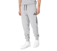 Lonsdale Pantalon de Jogging pour Homme, Coupe Normale, Grinstead, Marl Grey/Black, S