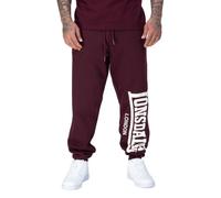Lonsdale – Pantalon de jogging Homme – Logo Large – Oxblood/Écru – XXL EU