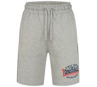 LONSDALE Pantalon 'Sandown' bleu foncé / gris chiné / grenadine, Taille 40