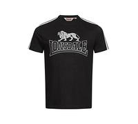 Lonsdale PIERSHILL T-Shirt, Black/White/Grey, XXL Men's