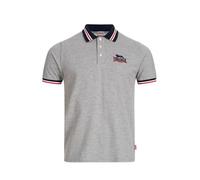 Lonsdale Polo manches courtes Occumster Gris chiné Homme Taille S