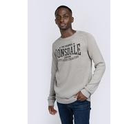 LONSDALE Pull-over 'Talgarreg' anthracite / gris clair, Taille XXL