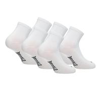 Lonsdale Quarter 6 paires de chaussettes, excellente qualité de coton (Blanc, 35-38)