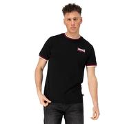 Lonsdale Quin T-Shirt, Noir/Rouge/Blanc, XXXL Homme-Adulte