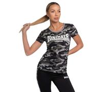 Lonsdale Settiscarth T-Shrit, Gris Camouflage, L Femme