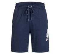 Lonsdale Short Fringford pour homme, bleu marine/blanc, XXL