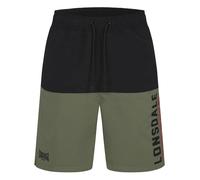 Lonsdale Short de Plage Homme Coupe Classique HAYLING, Olive/Noir/Rouge, 3XL